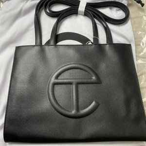 Brand New Telfar Medium Black Shopping
